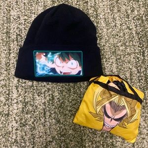 my hero beanie and reusable bag